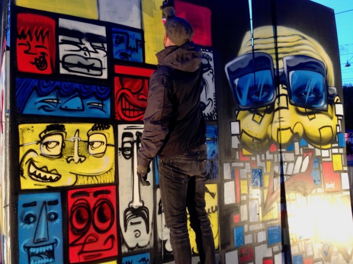 Street art at The Life I Live festival 2017, The Hague